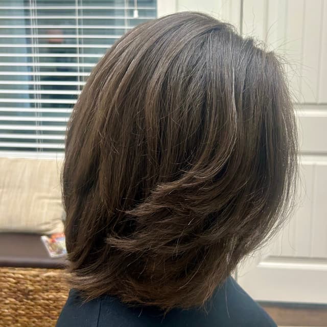 Blowout - Short to Medium fine Hair at Salon Trek in Raleigh, NC